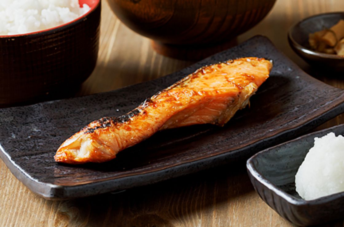 銀鮭塩焼き